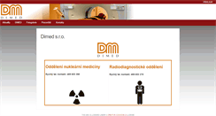 Desktop Screenshot of dimed.cz
